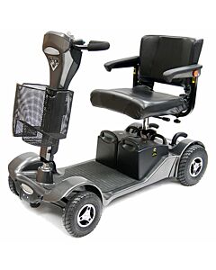 Opvouwbare scootmobiel Sterling Sapphire 2 met luchtbanden vering.